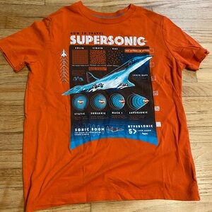 Old Navy boy 8 Super Sonic Jet Space Tshirt
